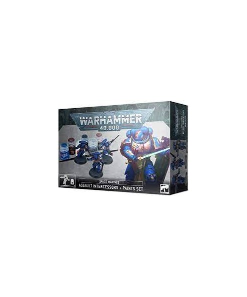 SPACE MARINES Assault Intercessors + Paints Set